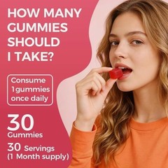 Peach Gummies Spicy Cubes 30 Gummies 2 Bag Support for Calm and Relaxation Hot