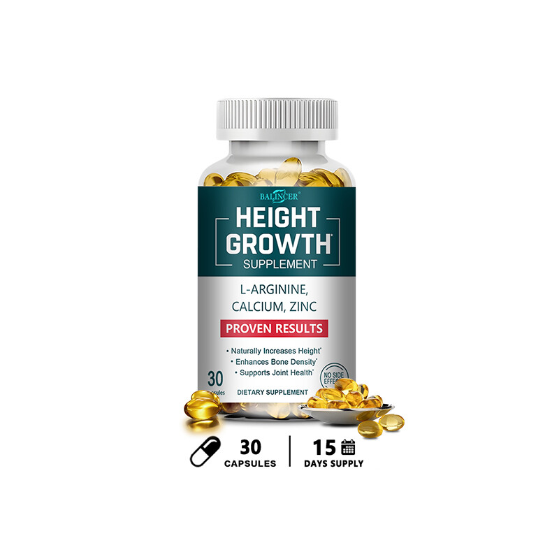Height Growth Capsules – Enhances Bone Density，Supports Healthy Bones & Joint