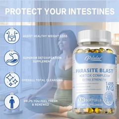 Parasite Blast 120pcs – Eliminates Parasites, Digestion and Intestinal Health