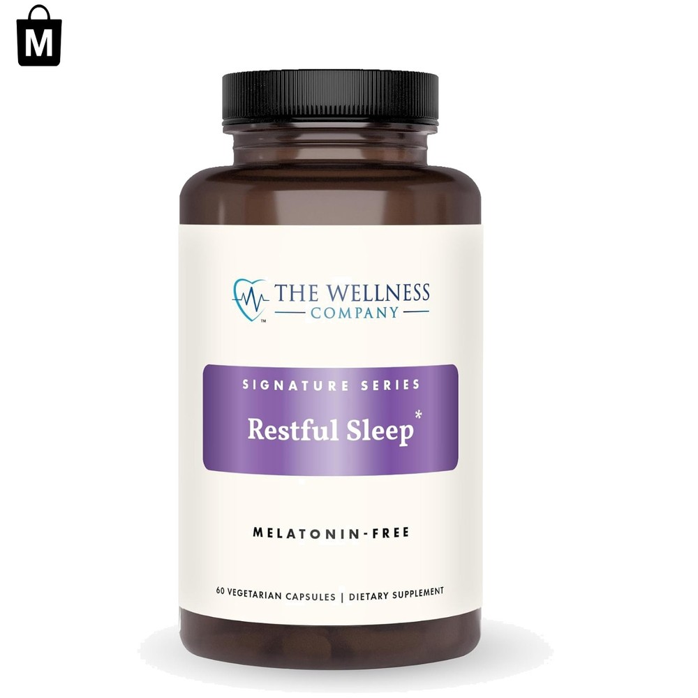 Melatonin-Free Sleep Support | 60 Capsules with Ashwagandha & Chamomile