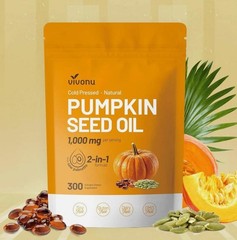 Pumpkin Seed Oil with Palmetto Saw Capsules Hair Care Hair Loss | 300 Softgels