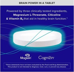 Qunol Extra Strength Brain Health Memory Plus Supplement, 60 Tablets Exp 6/2027