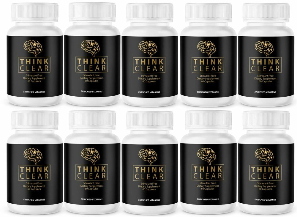 Think Clear – Brain Booster Super Nootropic Supplement for Focus Energy Memory
