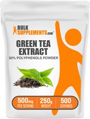 BulkSupplements Green Tea Extract (50% Polyphenols) – 500 mg Per Serving