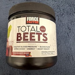 Force Factor Total Beets Drink Mix Superfood Powder with Nitrates to Support…