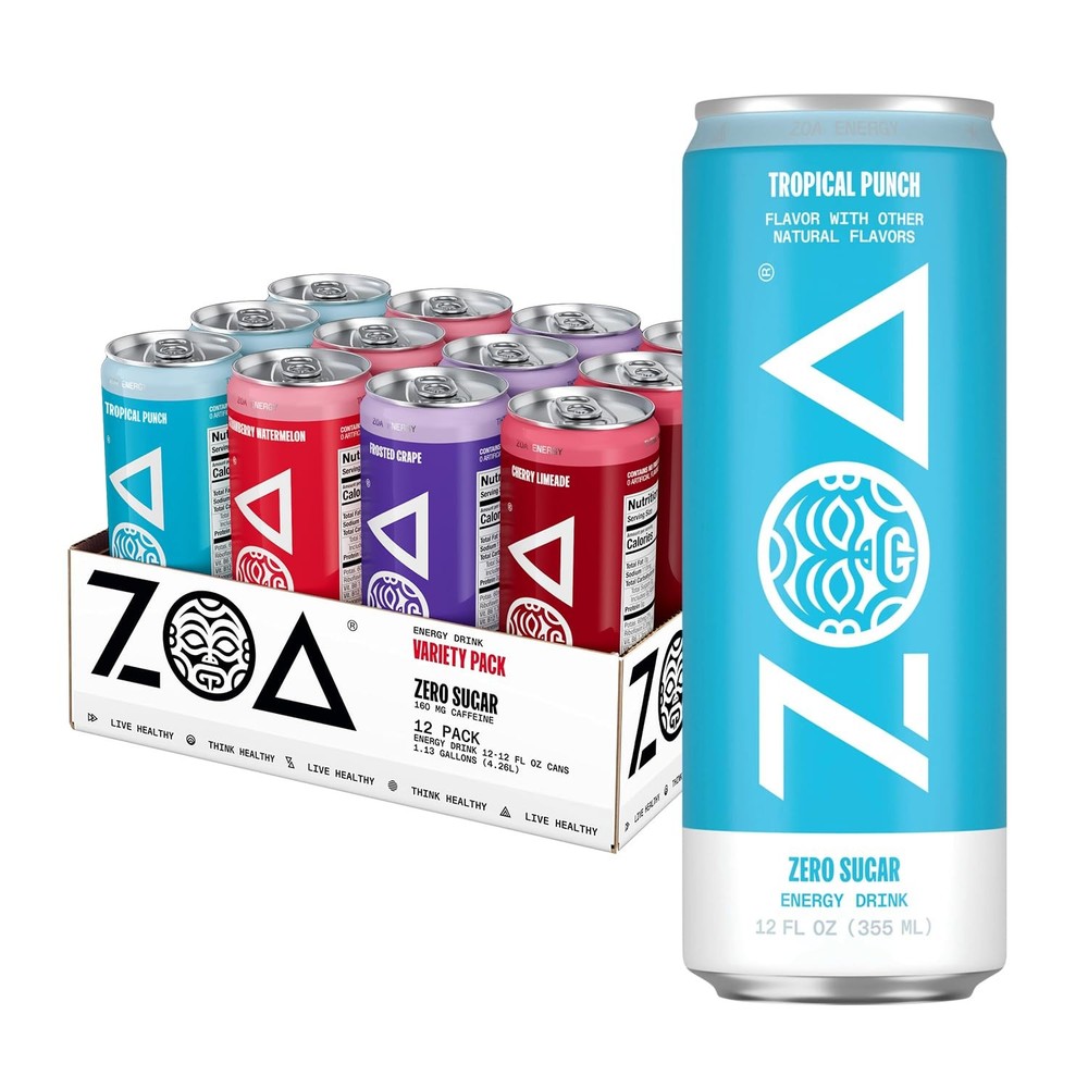 Zero Sugar Energy Drinks with Electrolytes, Vitamin C, Amino Acids, B-Vitamin…