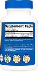 Nutricost L-Methylfolate 15mg, 120 Capsules (5-MTHF) – Vegan, Non-GMO
