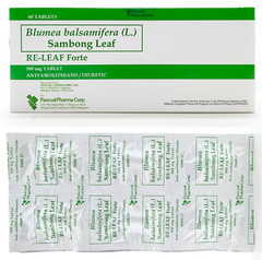 2x 60 (120) Capsule/Tablet Boxes Of Sambong Releaf 500mg Freshest Inventory