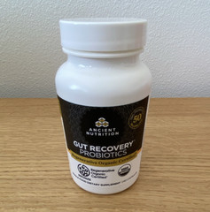 Ancient Nutrition Gut Recovery Probiotic USDA Organic 60 Capsules Exp 07/2027