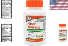 Fiber Capsules Plant Based 160 Count Digestive Support Regularity