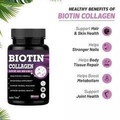 Ador.real Biotin Collagen 60 Caps Pack of 3 Vegan Beauty Support