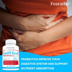 Shape B420 Probiotic 120 Capsules-15 Billion CFU,GUT HEALTH Support,120 CAPSULES