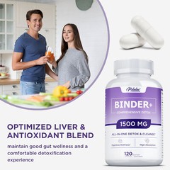 Binder Detox – Activated Carbon, Zeolite – Detox Support, Natural Cleanse Aid