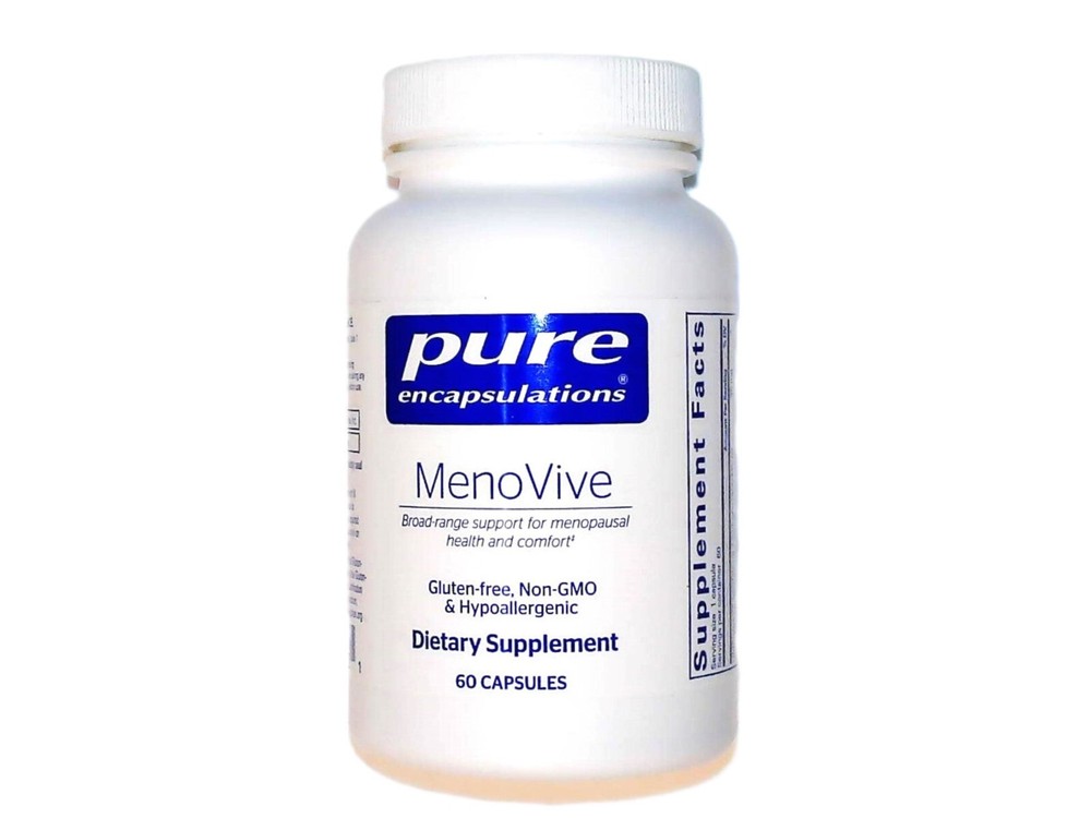 PURE ENCAPSULATIONS MENOVIVE MENOPAUSAL HEALTH AND COMFORT 60 CAPS EXP. 05/2025+