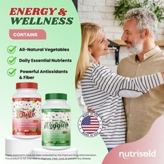 Whole Food Fruits & Vegetables Supplement – Superfood Blend for Energy…05/2028