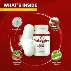Valacore Joint Support, Advanced Hip, Joint and Muscle Support Formula 60ct