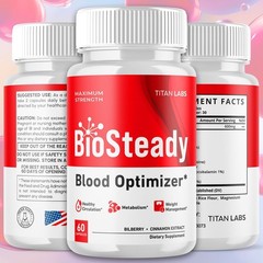 (2 Pack) BioSteady Advanced Blood Max Support Supplement Bio Steady 120 Capsules
