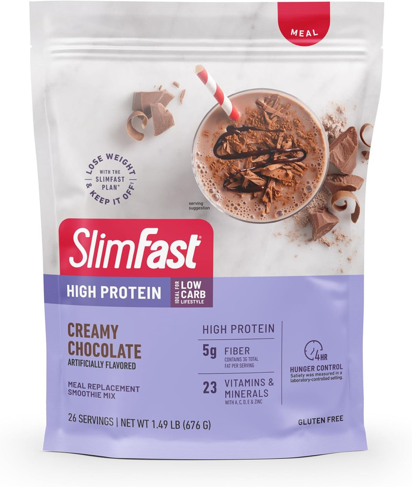 High Protein Meal Replacement Powder, Advanced Nutrition Smoothie Mix with Vitam