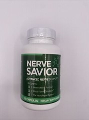 Nerve Savior Advanced Nerve Support 60 Capsules – New / Sealed! Exp 2/2026