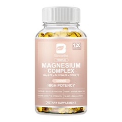 Triple Magnesium Complex 300Mg – Improves Sleep, Energy and Immune Support 120PC