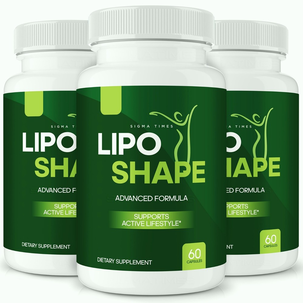 Lipo Shape Capsules, Advanced Weight Loss Pills, Body & Fat Metabolism – 3 Pack