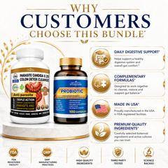 Bacterium probiotic support prevent made in USA 200 capsules vital Bacti pill