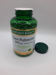 Nature’s Bounty Saw Palmetto 450 mg 250 Count Capsules Exp 05/2028