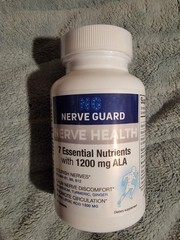 Nerve Support Supplement ALA Vitamins B12 B6 & B1 Magnesium Turmeric Ginger