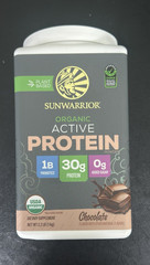 Sunwarrior Organic Plant-Based Protein Powder Chocolate 2.2lb Exp: 03/28