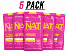 Pruvit Raspberry Lemonade 5 pack Keto OS NAT Ketones Charged Expires 9/30/27