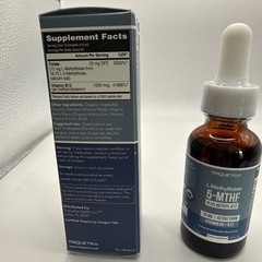 Triquetra L-Methylfolate 5-MTHF Plus Methyl B12 Supplement 15mg 60 servings 1 oz