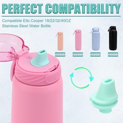 4pcs Bite Valve Replacement for Ello Cooper 22/32oz Stainless Steel Water Bot…