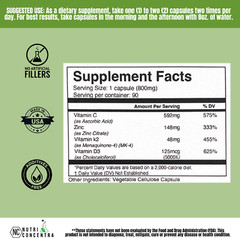 Immune System Up, Formula with Vitamins and mineral, 750 mg, 90 Capsules.