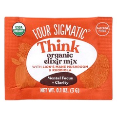 2 X Four Sigmatic, Think, Organic Elixir Mix With Lion’s Mane Mushroom & Rhodio