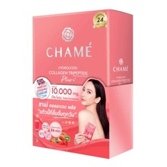 Chame Hydrolyzed Collagen Tripeptide Plus 10000mg 15g x 60 Sachet (6 Big Boxes)