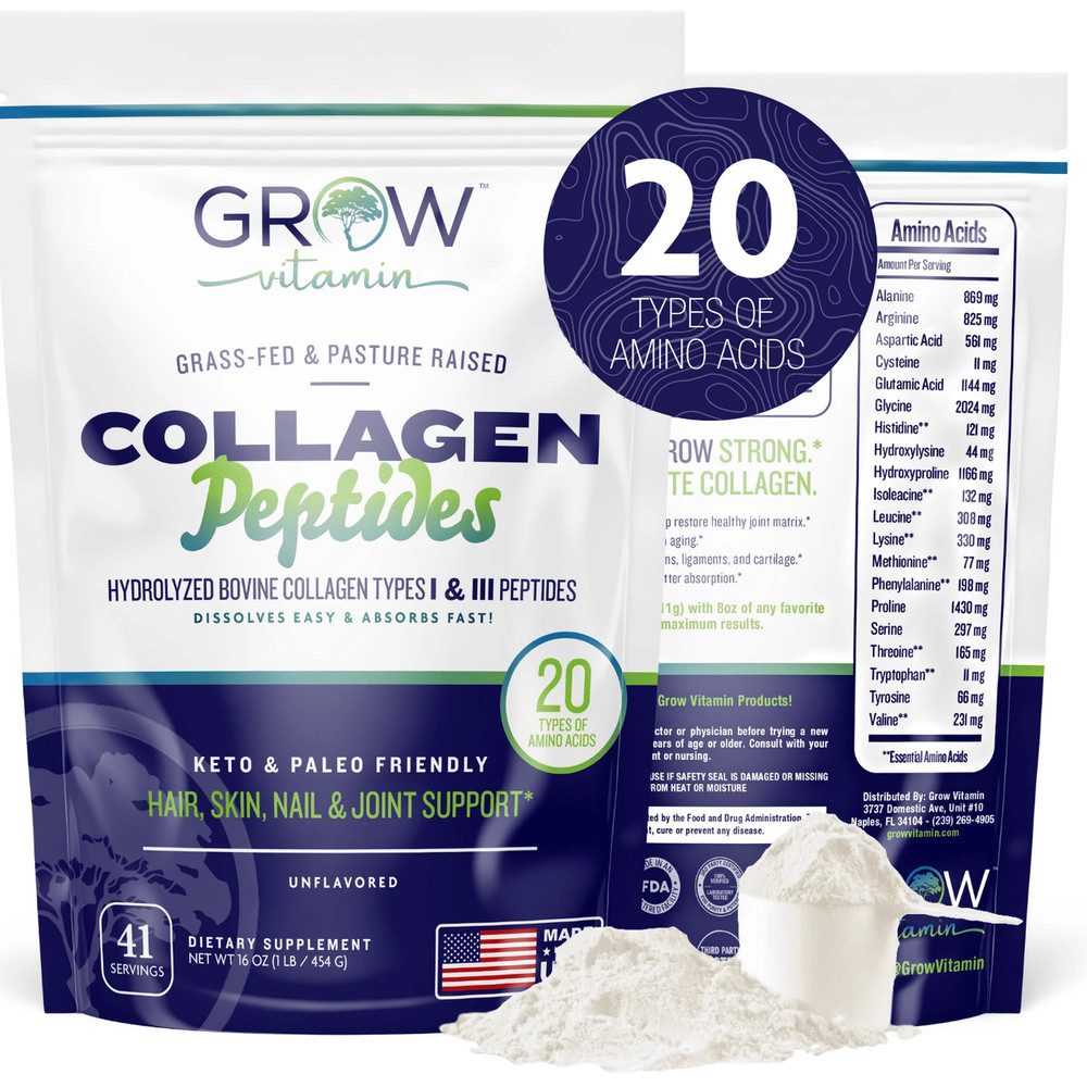 Grow Vitamin Hydrolyzed Collagen Peptides
