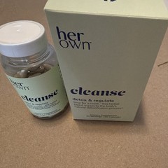 Her Own Cleanse Detox & Regulate for Women 60 Capsules 1 Month Vegan
