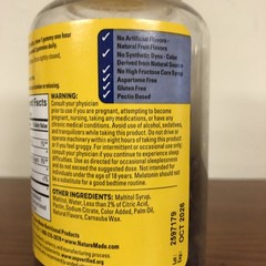 Nature Made Zero Melatonin 5 mg Gummies 70 Count Exp 10/2026