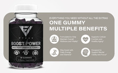 Boost Power Gummies, Boost Power Male Performance Gummy (30 Gummies)