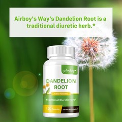 Dandelion Root 1575mg – Liver and Digestive Health,Gut Cleansing & Detox,Non-GMO