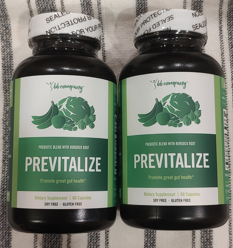 2-Pack Previtalize, 60 Capsules each New Sealed Exp 05/27 Fast Shipper