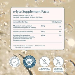 Sugar-Free e-Lyte Electrolyte Concentrate: Enhance Hydration & Energy – 4 FL OZ