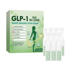 2PCS Six-in-One Health Solution Oral One Liquid, Bottle to Target It All