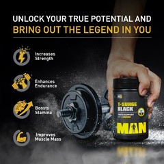 MuscleBlaze Koshaveda T-Surge Black (90 Tablets)Testosterone Booster for Men