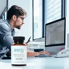 Caffeine Tablets Energy and Endurance Booster, B Complex Supplement, Weyland