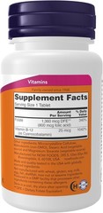 Folic Acid 800 mcg + Vitamin B12 25 mcg Tablets, 250 Count – B Complex Supplemen