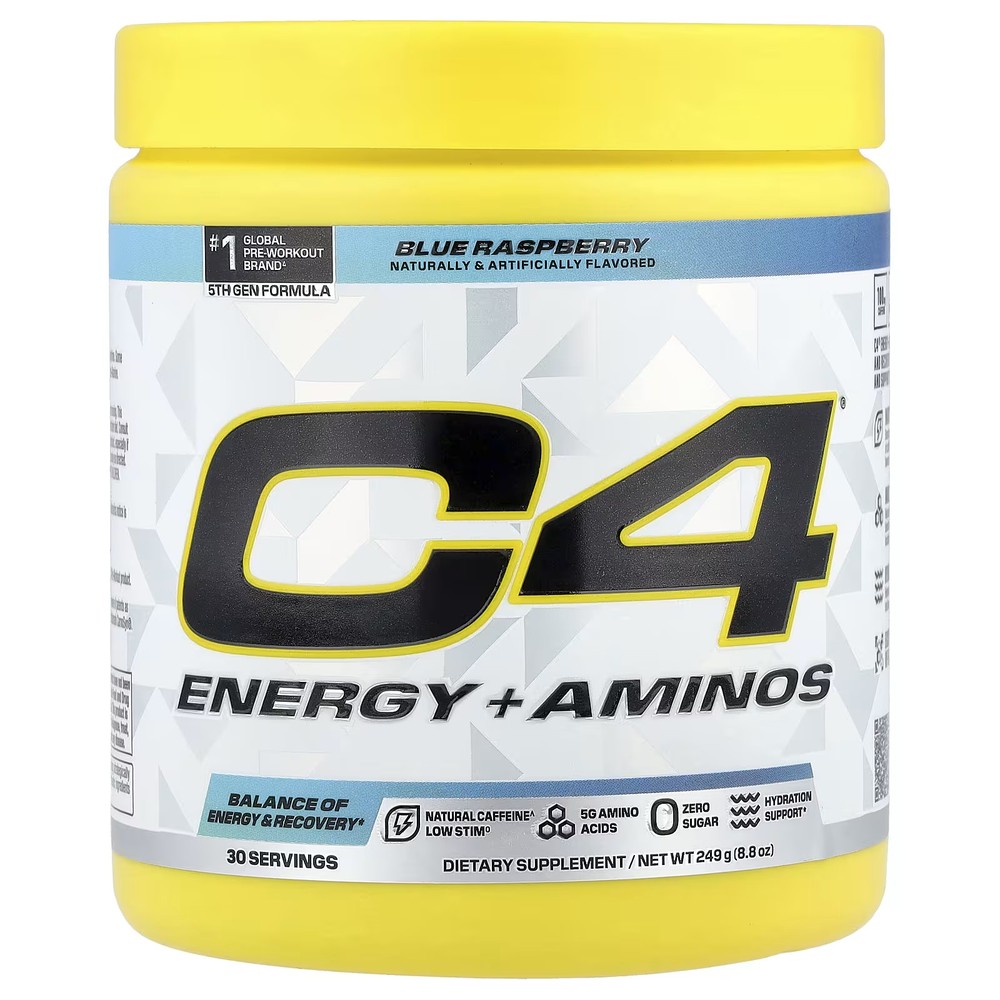 2 X C4 / Cellucor, C4® Energy + Aminos, Blue Raspberry, 8.8 oz (249 g-worldwide