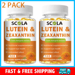 (2 Pack) Eye Health 120 Capsules, Lutein Zeaxanthin, Vision Health, Eye Support