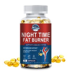 Night Time Fat Burner Weight Loss Capsules for Men & Women Appetite Suppressant