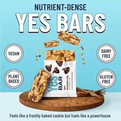 – Dark Chocolate Chip – Plant Based Protein, Decadent Snack Bar – Vegan, Paleo,